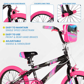 18" Kent Sparkles | BMX Bike for Kids Ages 5-8