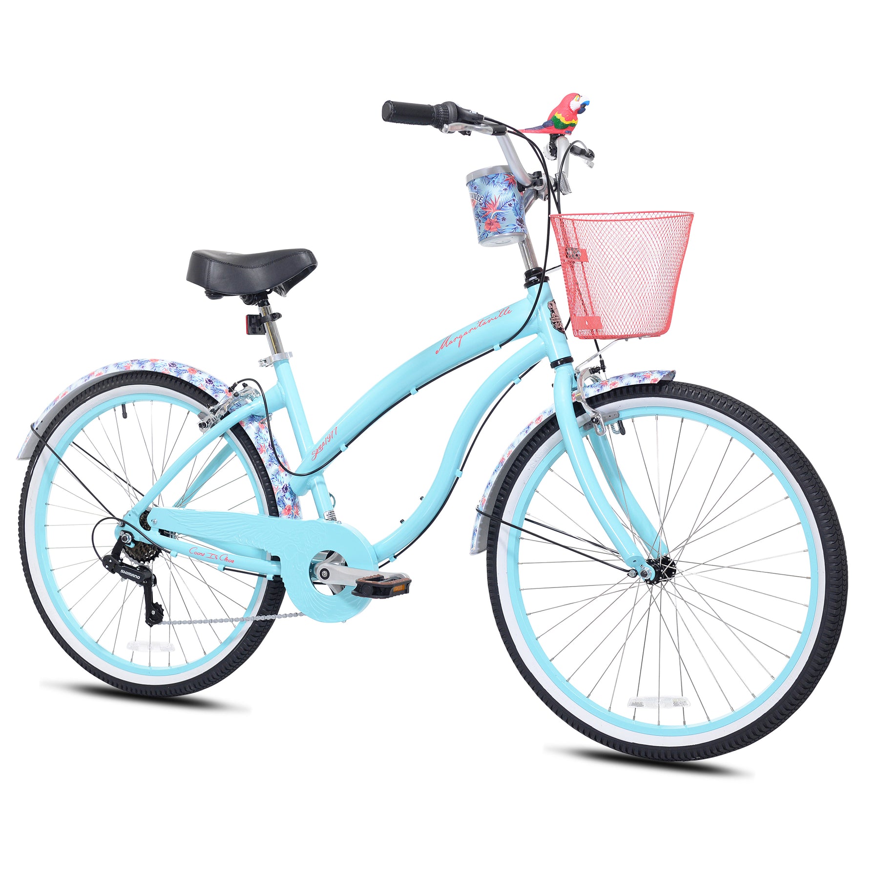 26" Margaritaville® Coast is Clear | Cruiser Bike for Women Ages 13+